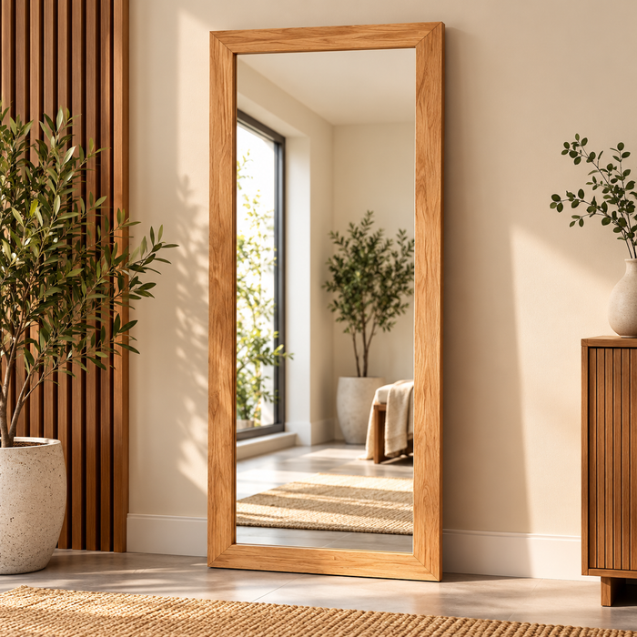 Wooden Frame Mirror