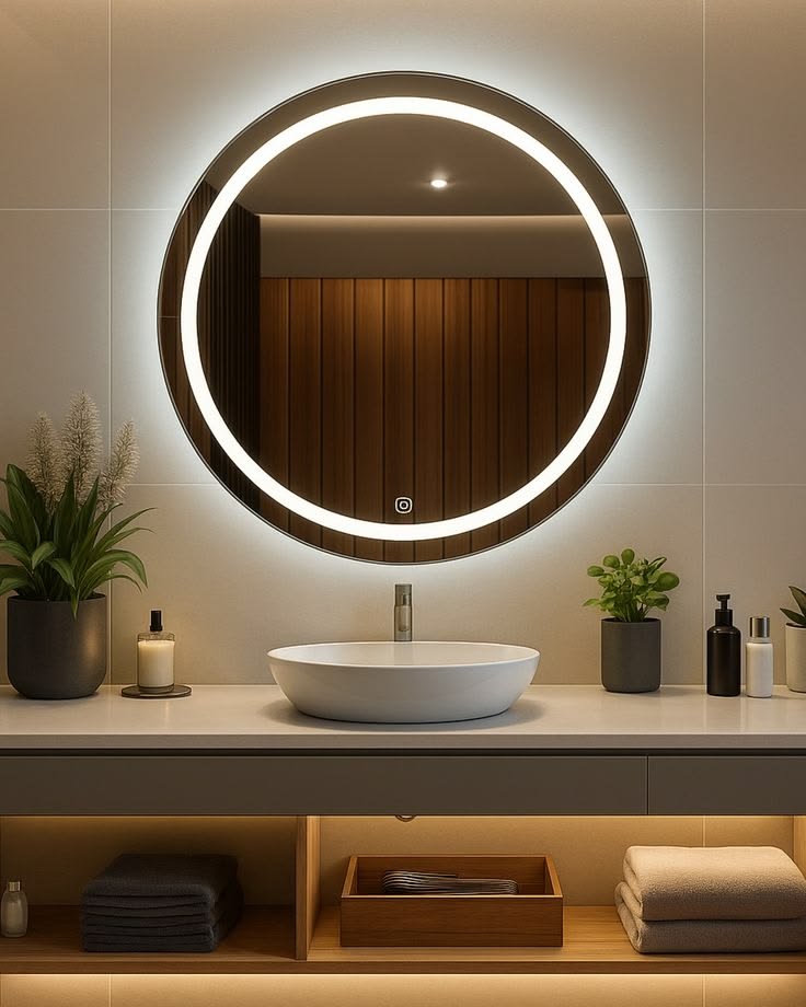 24x24 Led Mirror