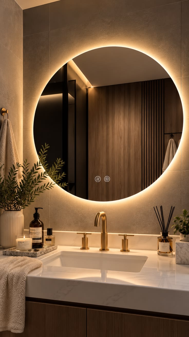 24x24 Led Mirror